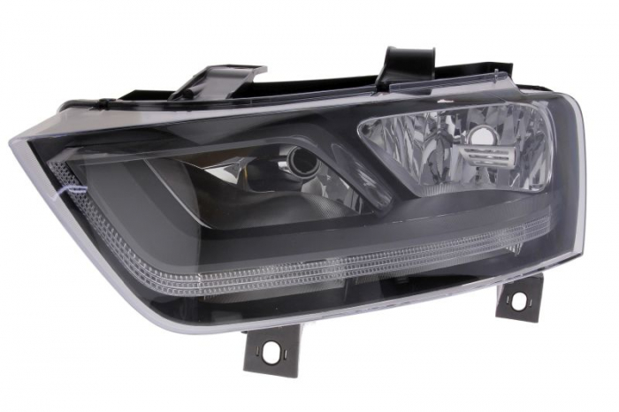 Far stanga (2 H7, reglaj electric, cu motoras, fundal negru) AUDI Q3 2011-2015
