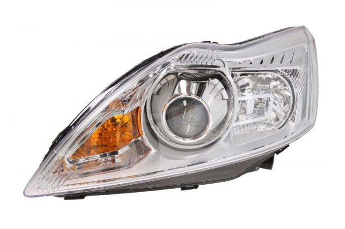 Far stanga D1S H1, electric, cu lumini curba,interior crom FORD FOCUS 2 II intre 2008-2012