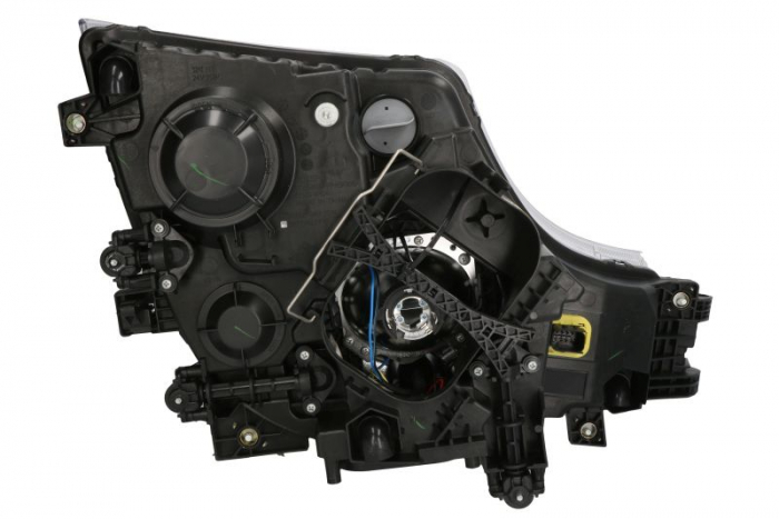 Far stanga potrivit MERCEDES ACTROS MP4 / MP5 dupa 2011 (D1S/H1/H21W/PY21W/W5W, manual, functie lumini: lumini zi, culoare interior: crom, culoare semnalizator: transparent) [2]