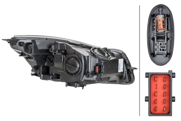 Far stanga (D1S/H11, fundal negru/insertii crom) OPEL INSIGNIA A, INSIGNIA A COUNTRY [2]
