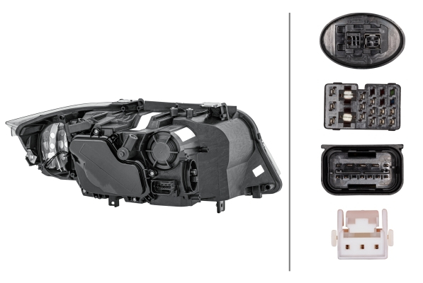 Far stanga (D1S/H3/H8/LED, electric, cu motoras,cu iluminare in viraje) BMW Seria 3 2008-2012 [2]