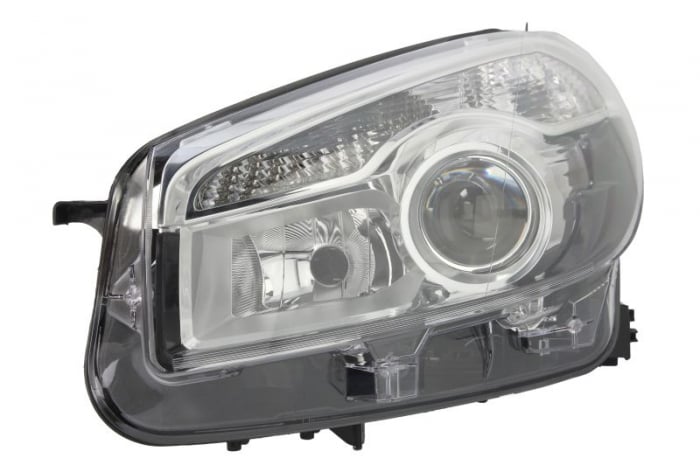 Far stanga D1S H7, electric, cu motoras,interior crom, semnalizator transparent NISSAN QASHQAI I J10, Off-road intre 2007-2013