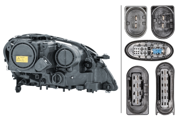 Far stanga (D1S/H7, reglaj electric, cu motoras) MERCEDES Clasa M (W164) 2005-2011 [2]