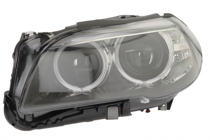 Far Stanga (D1S LED PY24W, electric, cu motor, fara controler LED, culoare insert: negru) potrivit BMW 5 (F10), 5 (F11)