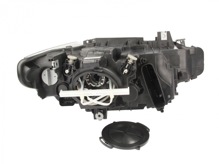 Far stanga (D1S, reglaj electric, fundal gri, Semnalizator transparent) BMW Seria 3 (F30, F80), Seria 3 (F31) 2011-2019 [2]