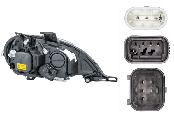 Far stanga (D2S/H7, reglaj electric, cu motoras) MERCEDES Clasa M 2002-2005 [2]
