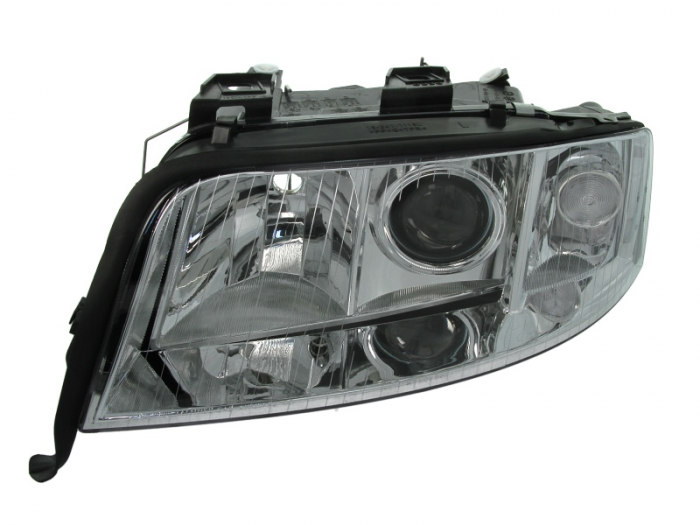 Far stanga (D2S/H7, reglaj electric, fundal cromat) AUDI A6 1997-2005 [3]