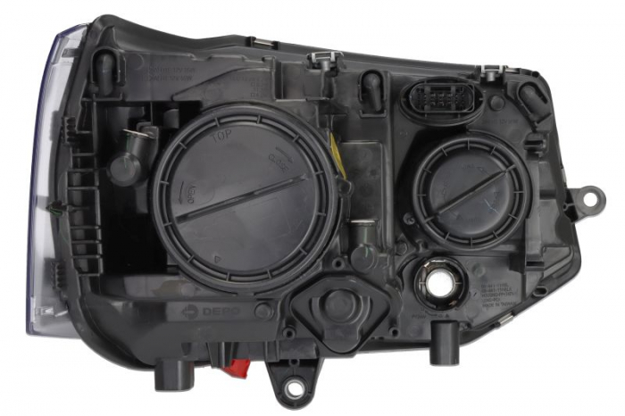 Far Stanga (D3S/H7/LED/PY24W, electric, cu motor, culoare insert: cromat, culoare semnalizator: transparent) potrivit VW MULTIVAN T5, TRANSPORTER T5 [2]