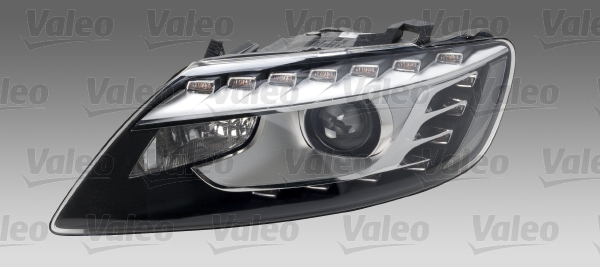 Far stanga (D3S LED, electric, cu motoras, cu iluminare in viraje, cu lumini de zi) AUDI Q7 2010-2015