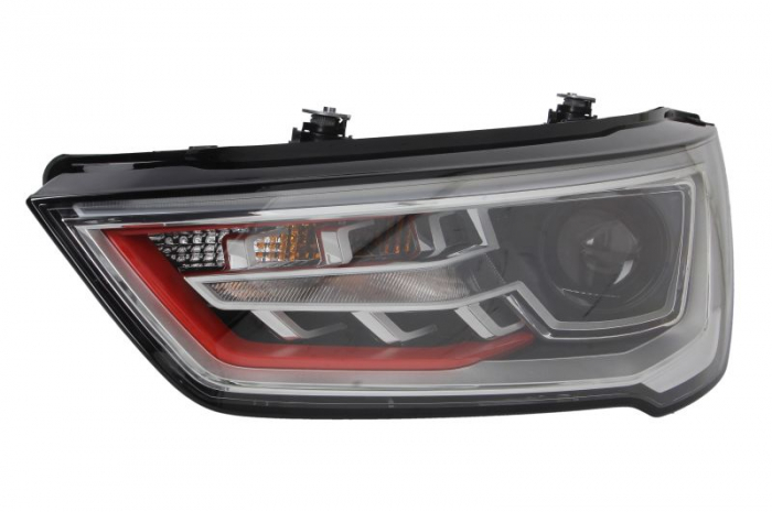 Far stanga D3S LED, electric, fara motoras, Bi-Xenon; un cadru rosu; versiunea Edition potrivit AUDI A1 05.10-06.18