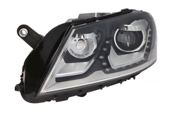 Far stanga D3S LED PSY24W, electric, cu motor, culoare interior negru, culoare semnalizator: transparent potrivit VW PASSAT ALLTRACK B7, PASSAT B7