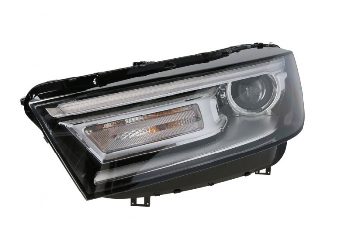 Far stanga D5S H8 LED, electric, cu lumini curbe , cu DRL AUDI Q5 FY dupa 2017