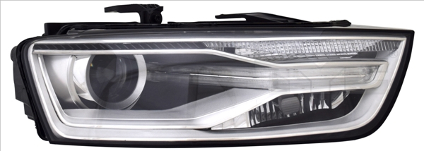 Far stanga (D5S H8 LED, electric, cu motor, fara controler LED; fara controler) potrivit AUDI Q3 8U 01.15-07.18