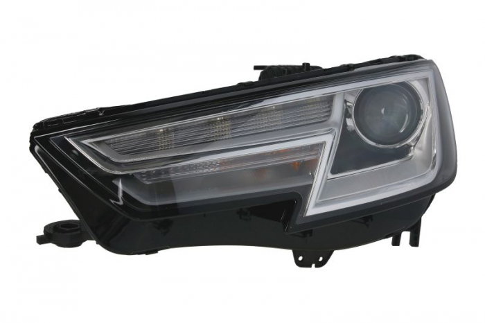 Far stanga D5S H8 LED, electric, cu motoras AUDI A4 B9 intre 2015-2019