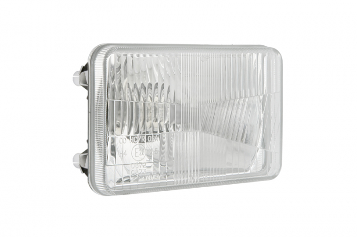 Far stanga dreapta (H4, manual, main bulb seal, culoare insert: crom platinat) potrivit JOHN DEERE 5000, 6000, 7000
