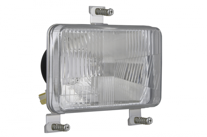 Far stanga dreapta (H4 T4W, manual, main bulb seal, culoare insert: crom platinat) potrivit MASSEY FERGUSON 200, 2000, 300, 3000, 6000, 9000; SAME ANTARES, AQUA SPEED, ARGON, ARGON 3, ASTER, BUFFALO