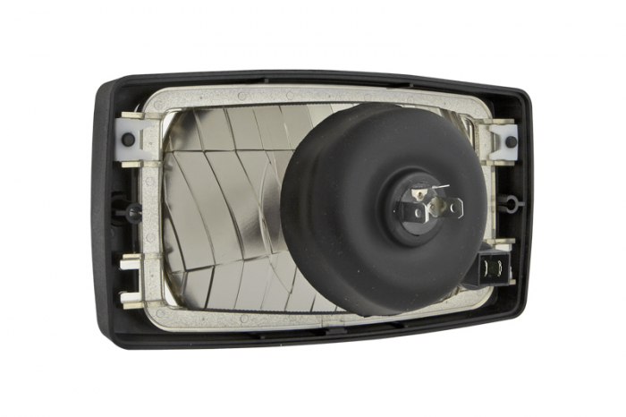 Far stanga/dreapta (H4/W5W, manual, culoare insert: crom platinat) potrivit FENDT 300, F; ZETOR 10000, 6000, 7000, 8000, 9000; AMMANN AV; CASE IH 100, C, CS; DOOSAN DX; FARMER F; FARMTRAC 500, 600 [2]