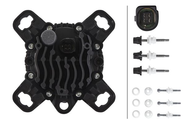 Far stanga/dreapta (LED, 12/24V, lights functions: culoare insert: negru, inaltime: 91mm, latime: 126mm) [2]