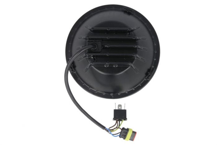 Far stanga/dreapta (LED, 12V, funcții lumini: Lumina zi, Lumină faza scurtă, lumini pozitie, culoare insert: negru, diametru: 169/178mm) potrivit CHEVROLET CAMARO 09.68- [2]