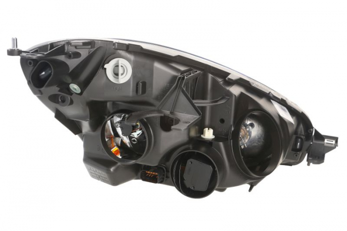 Far stanga (H1/H21W/H6W/H7, reglaj electric, cu motoras, fundal argintiu, fundal portocaliu) CITROEN C4 PICASSO 2006-2013 [2]