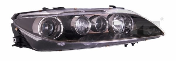 Far stanga (H1 H3, electric, cu motoras, fundal negru) MAZDA 6 2005-2008