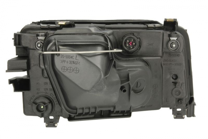 Far stanga (H1/H3, electric, manual, fundal cromat) AUDI A6 [2]