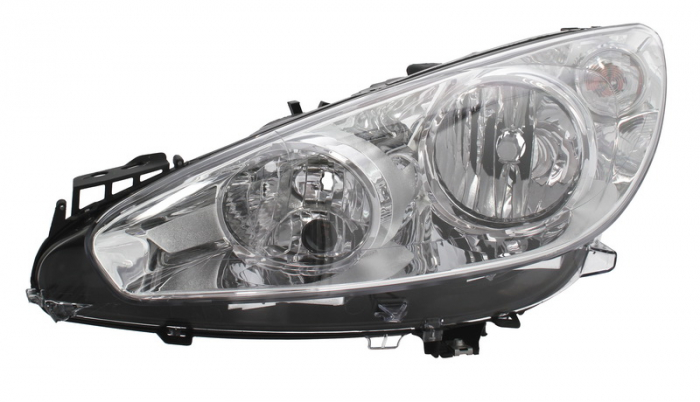 Far Stanga (H1 H7, electric, cu motor, culoare insert: cromat) potrivit PEUGEOT 308, 308 I, 308 II, RCZ