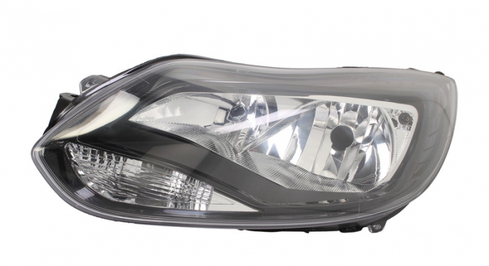 Far Stanga (H1 H7, electric, cu motor, culoare insert: negru, culoare semnalizator: alb) potrivit FORD FOCUS III; FORD USA FOCUS