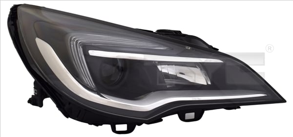 Far Stanga (H1 H7 LED, electric, cu motor, DRL) potrivit OPEL ASTRA K 06.15-