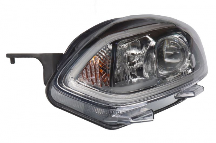Far stanga (H1 H7 LED, electric, cu motor) potrivit FORD FIESTA VII 05.17-11.21