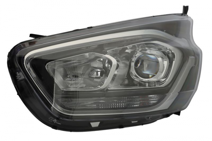 Far stanga (H1 H7 LED PY21W, cu motor) potrivit FORD TRANSIT TOURNEO CUSTOM 07.17-