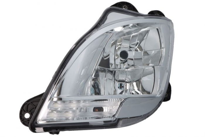 Far stanga (H1 H7 LED PY21W, electric, fara motor, cu lumina de zi, culoare interior: crom, culoare indicator: transparent) potrivit DAF CF, XF 106 10.12-