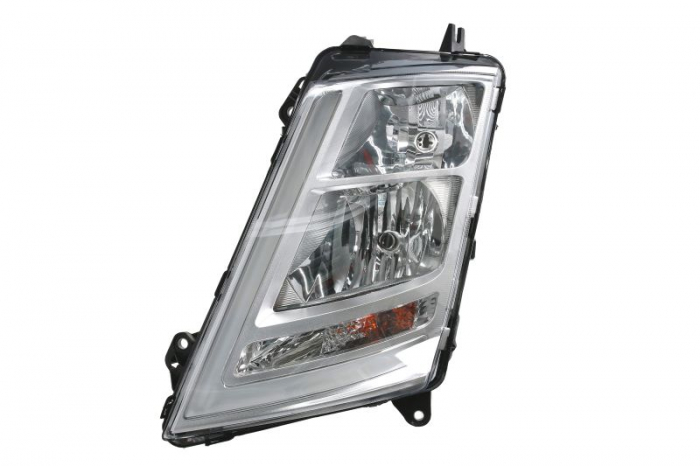 Far stanga (H1 H7 LED PY21W, manual, culoare insert: argintiu) potrivit VOLVO FH II 01.12-