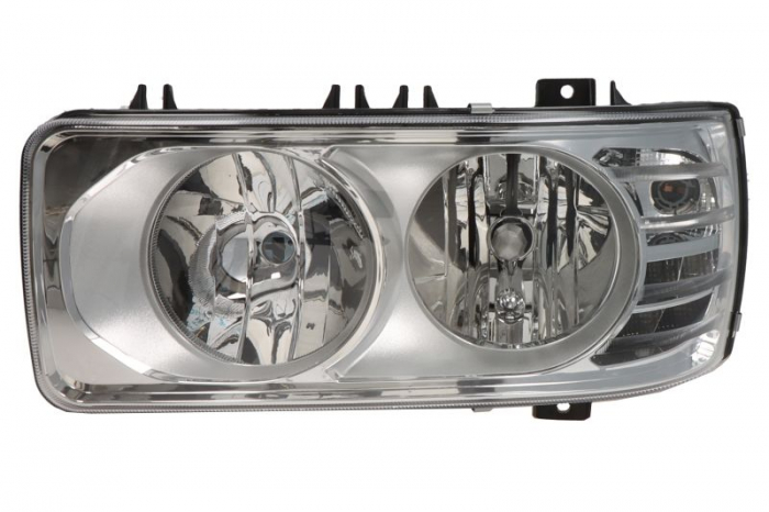 Far stanga (H1 H7 LED PY21W W5W, manual, cu lumina de zi, culoare interior: crom, culoare indicator: transparent) potrivit DAF LF 05.13-