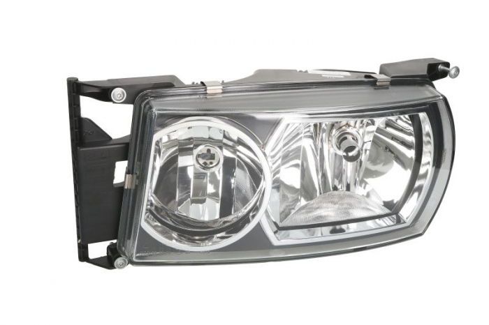 Far stanga (H1 H7, manual, culoare insert: negru) potrivit SCANIA G I, P I, R I, T 01.03-05.19