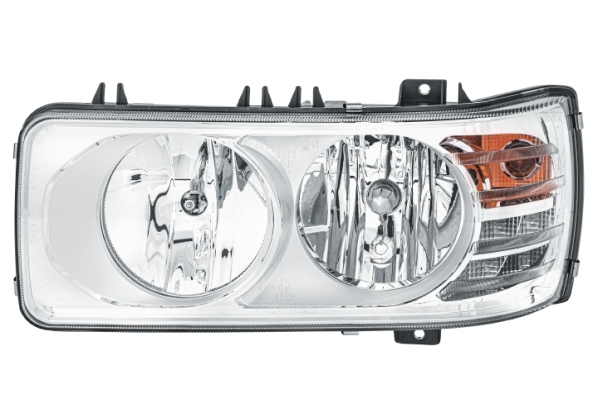 Far stanga (H1 H7 P21W, manual, cu lumina de zi, culoare insert: crom platinat, culoare indicator: transparent) potrivit DAF LF 05.13-