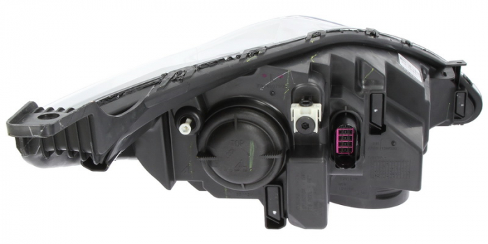 Far Stanga H1/H7/PY21W/W5W, electric, cu motor, halogen, interior negru potrivit FORD FIESTA V, FIESTA VI [2]