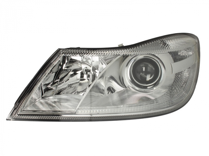 Far Stanga potrivit SKODA OCTAVIA II pana in 2013 (H1/H7/PY21W/W5W, electric, cu motor, halogen) [2]
