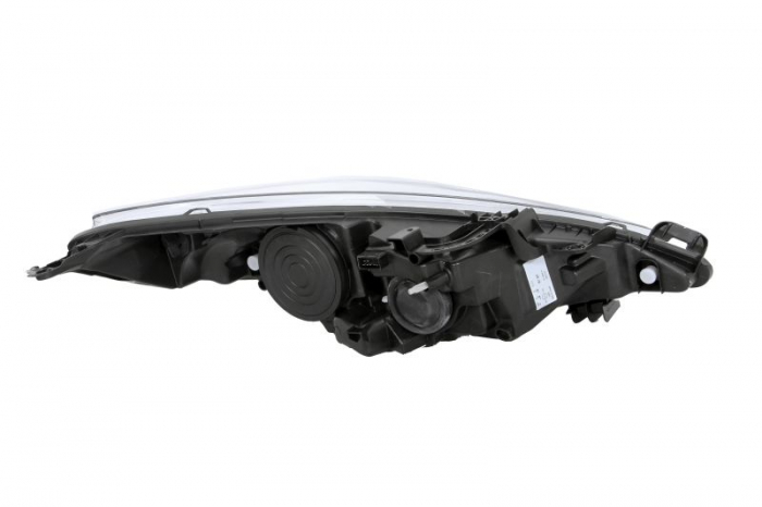 Far stanga (H1/H7, reglaj electric, cu motoras, fundal cromat, fundal transparent) PEUGEOT 207 2006-2009 [2]