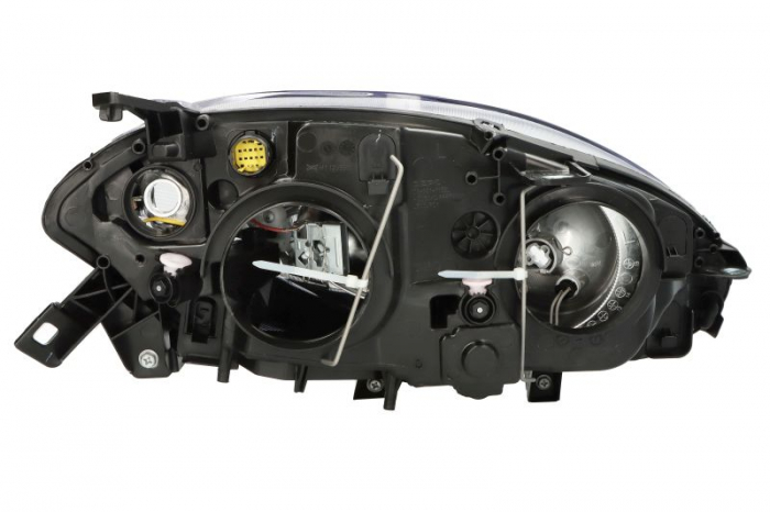 Far Stanga (H1/PY24W/W5W, electric, cu motor, cadru negru, culoare insert: gri) potrivit FIAT BRAVO II 03.10-07.14 [2]