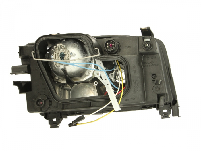 Far stanga (H1, reglaj electric, manual, fundal cromat) AUDI A6 1994-1997 [2]