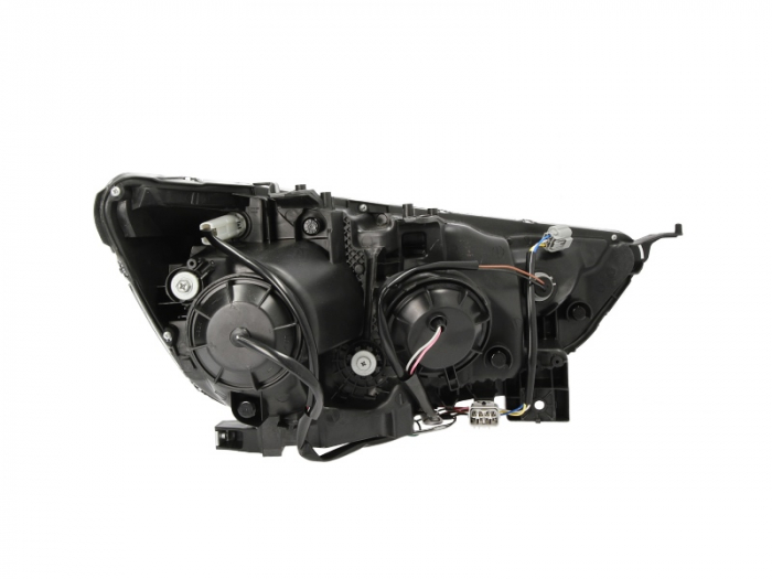 Far Stanga (H11/HB3, electric, fara motoras, culoare insert: cromat, culoare semnalizator: galben) potrivit MITSUBISHI ASX [2]