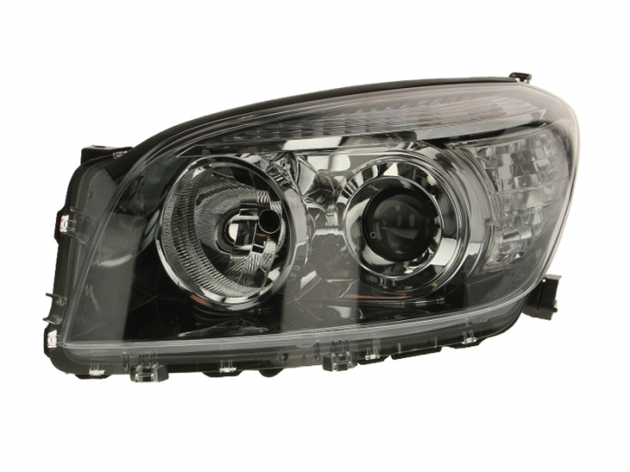 Far stanga (H11/HB3, electric, fundal cromat, fundal transparent) TOYOTA RAV 4 2005-2009 [2]