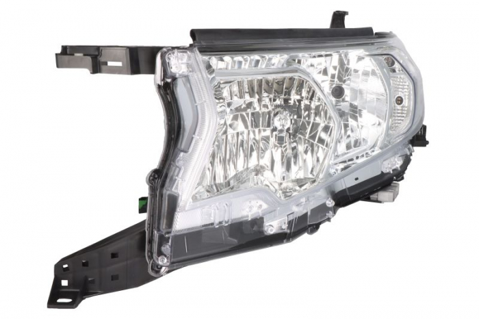 Far Stanga (H11 HB3 W5W WY21W, electric, fara motoras) potrivit TOYOTA LAND CRUISER PRADO