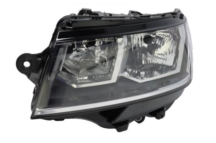 Far stanga (H15 H7, electric, cu motor) potrivit VW TRANSPORTER T6 03.19-