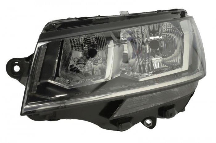 Far stanga (H15 H7 WY21W, electric, cu motor) potrivit VW TRANSPORTER T6 03.19-