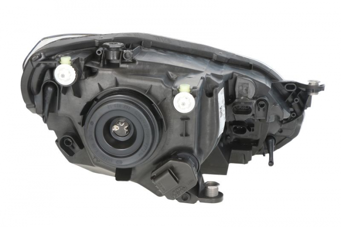 Far stanga (H4, cu motoras, fundal negru, fundal transparent) VW LOAD UP, UP dupa 2016 [2]
