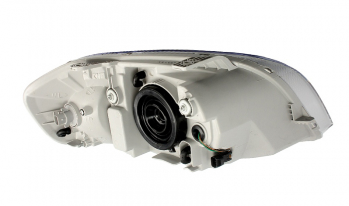Far Stanga potrivit CHEVROLET AVEO / KALOS (H4, electric, cu motor, culoare insert: cromat, culoare semnalizator: transparent) [2]