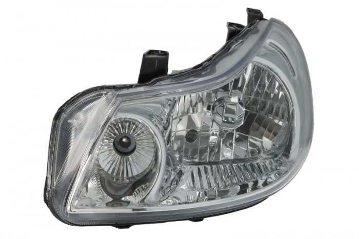 Far Stanga (H4, electric, cu motor, culoare insert: cromat, culoare semnalizator: transparent) potrivit FIAT SEDICI; SUZUKI SX4