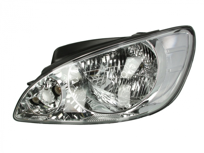 Far Stanga (H4, electric, cu motor, culoare insert: cromat, culoare semnalizator: transparent) potrivit HYUNDAI GETZ 01.05-